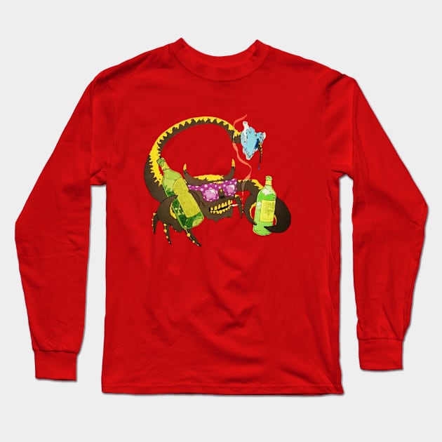 Mr. Scorpio Long Sleeve T-Shirt by MichaelHegarty